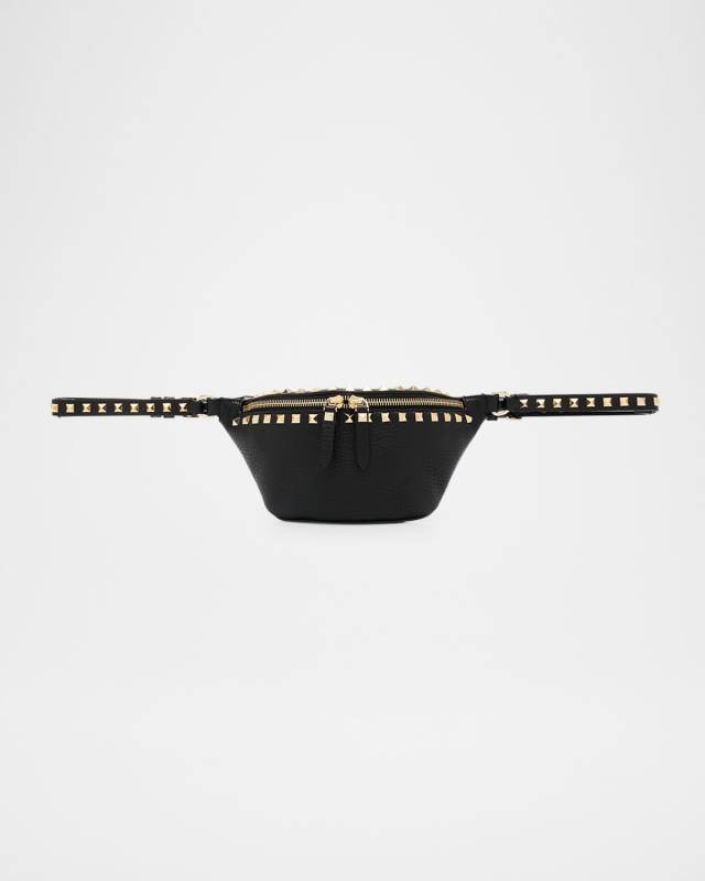 Rockstud Small Leather Belt Bag